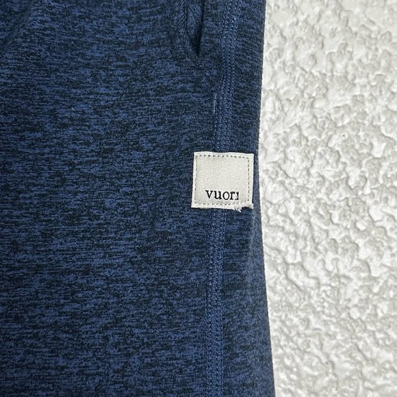 Vouri Athleisure Navy Blue Marled Stretchy Knit Yoga Jogger Pants, Size XS - Picture 6 of 11